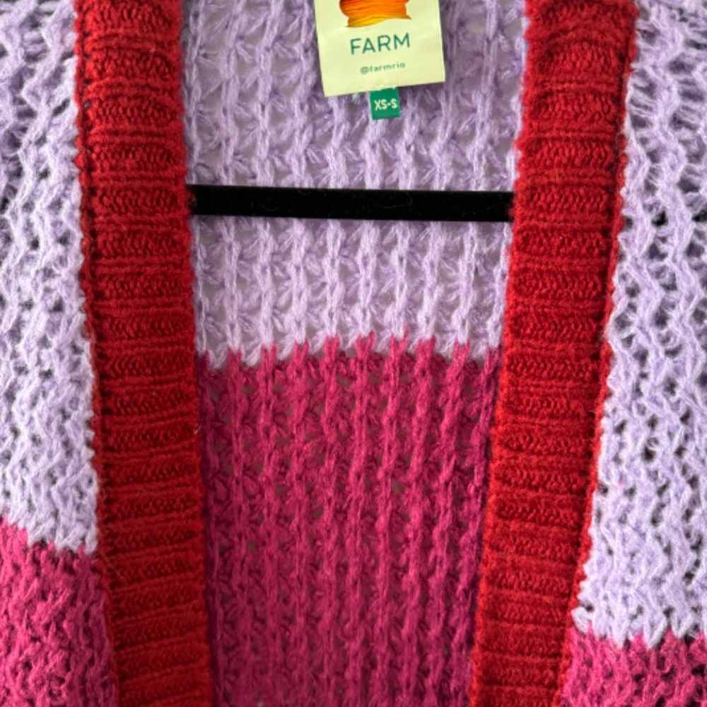 FARM Rio Multicolor Long Cardigan - Picture 2 of 7